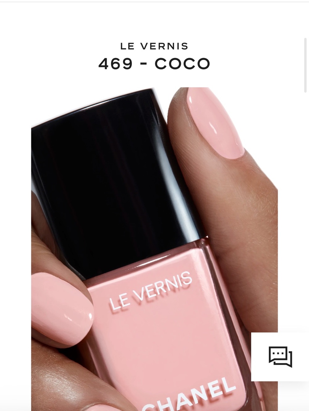 Limited edition) Chanel Le Vernis. 469 coco